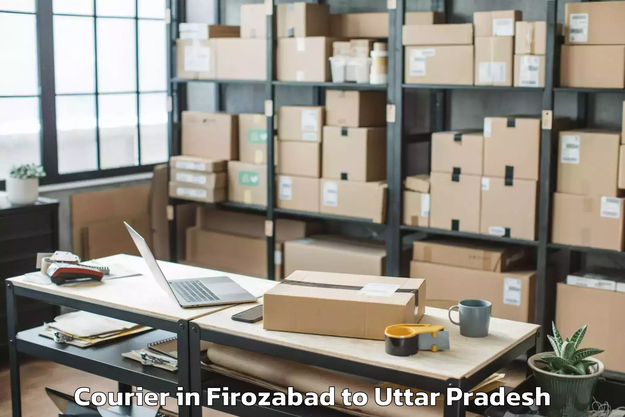 Get Firozabad to Khadda Courier